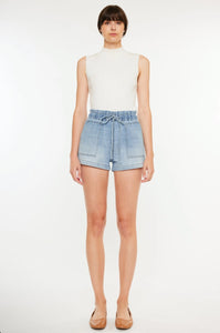 Kan Can Paper Bag Denim Shorts