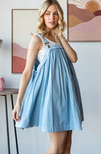 Load image into Gallery viewer, Woven Mini Flair Overall Dress