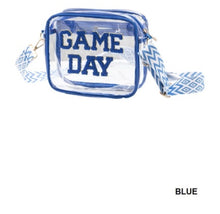 Load image into Gallery viewer, Game Day Stadium Approved Transparent Crossbody Bag