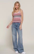Load image into Gallery viewer, Multi Color Cami Spring Sweater