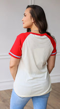 Load image into Gallery viewer, Mama Patriotic Rainbow Top