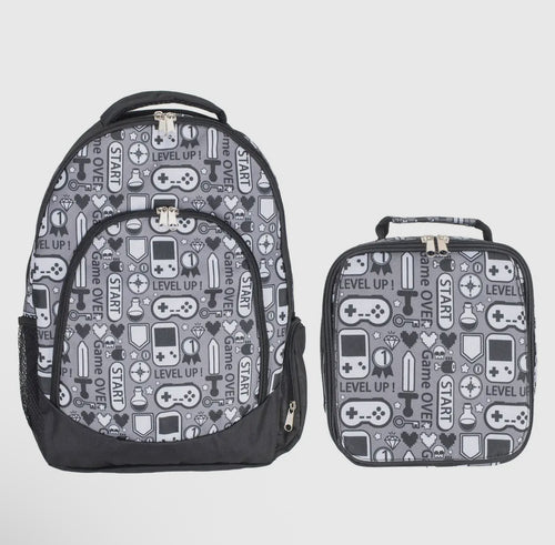 Gamer Backpack & Lunchbag Set