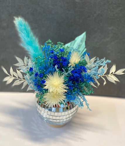 Pacific Blues Color Disco Ball Arrangement - 4