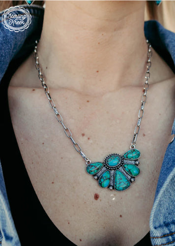 Restock Turquoise Tombstone Necklace