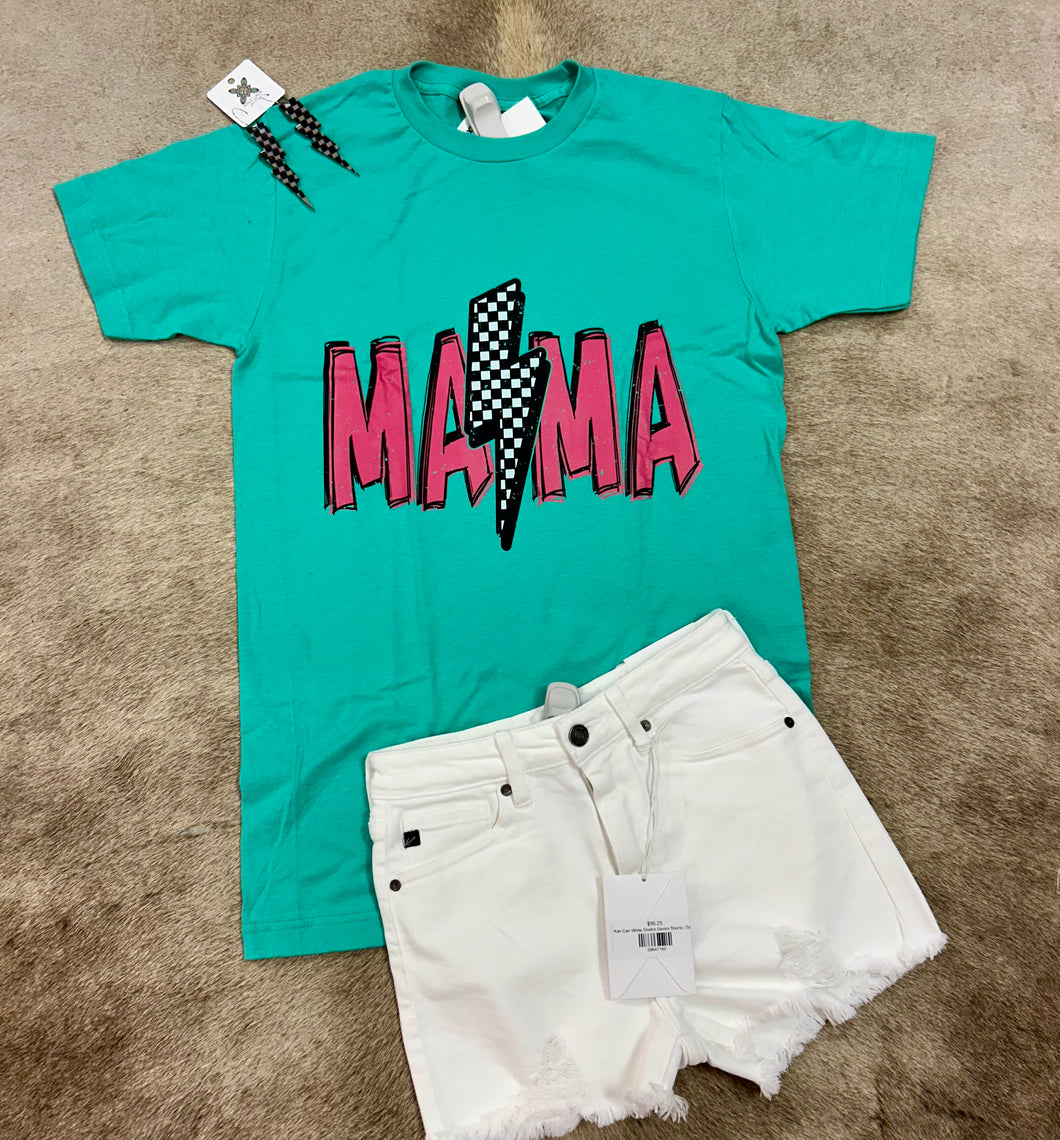 Mama Lighting Bolt Graphic Tee