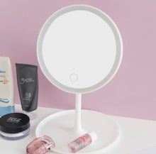 Load image into Gallery viewer, Magnifying LED Makeup Vanity Mirror