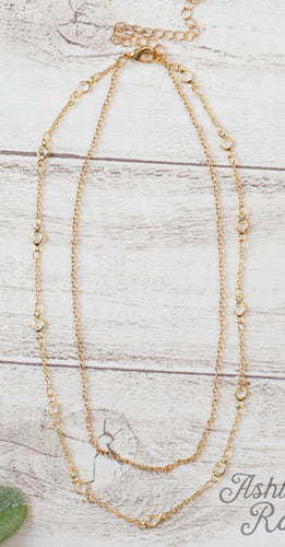 The Gold Truth Double Chain Silver Necklace