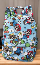 Load image into Gallery viewer, Blue Cloud Character Printed Medium Size Kids&#39; Backpack