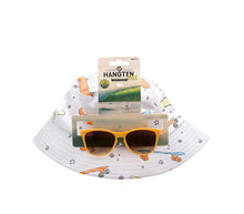 Load image into Gallery viewer, Kids Sunglasses with Hat Combo Set Hang Ten Brand