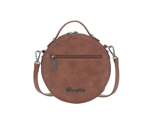 Wrangler Tooled Collection Canteen Bag/Crossbody - Coffee