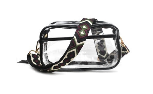 Clear Courtney Stadium Approved Crossbody