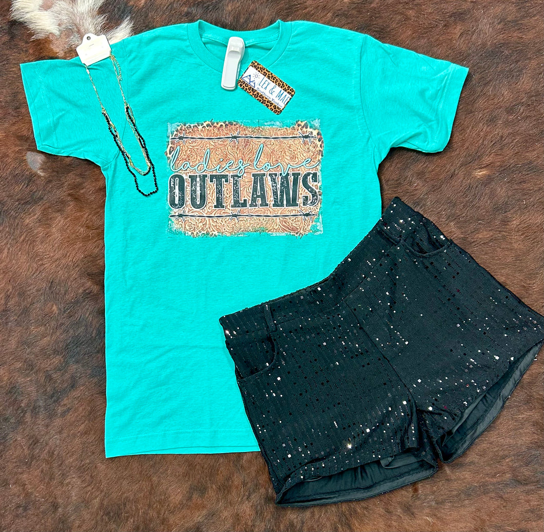 Ladies Love Outlaws Graphic Tee