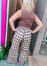 Load image into Gallery viewer, Party Pants Mesh Flare Pants- Checkers