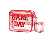 Load image into Gallery viewer, Game Day Stadium Approved Transparent Crossbody Bag