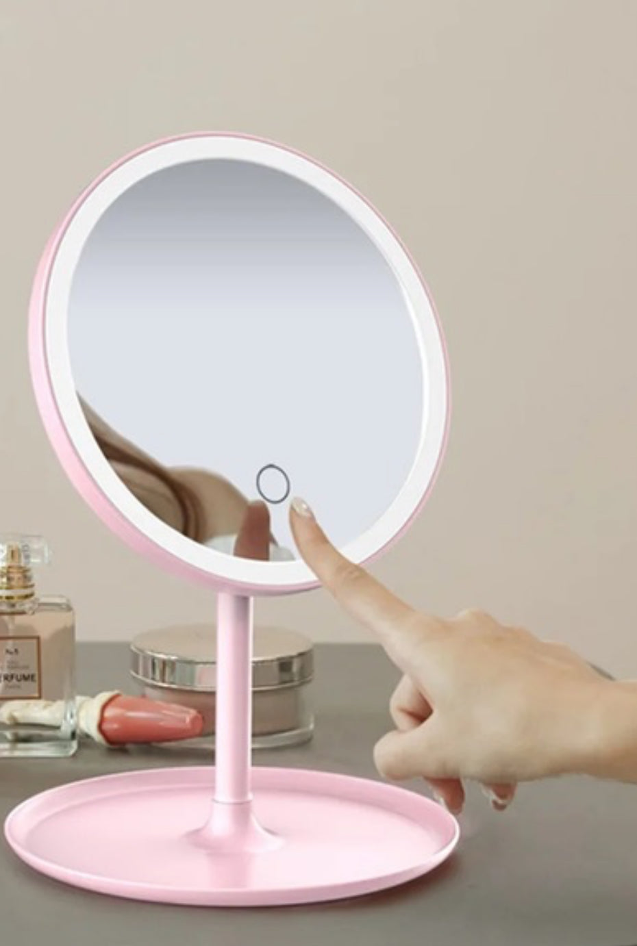 Magnifying LED Makeup Vanity Mirror