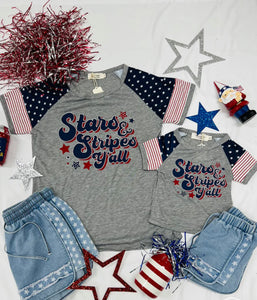 Girls Stars & Stripes Top