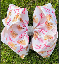 Load image into Gallery viewer, Coquette-Stallion Printed Hair Bow