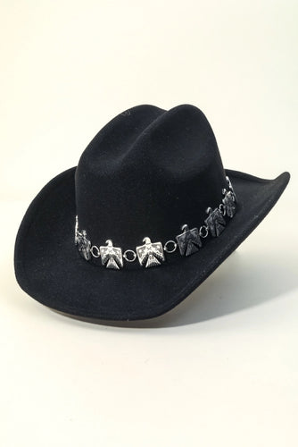 Eagle Chain Strap Cowboy Hat