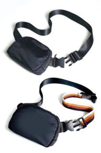 Black Belt Bag With 6 Extension Straps Included