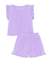 Load image into Gallery viewer, Toddler&#39;s 2pc Short Set Ruffle Trim