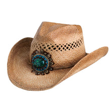 Load image into Gallery viewer, Navajo Western Raffia Shapeable Hat