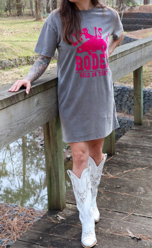 Rodeo Mineral Washed Tshirt Dress