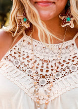 Load image into Gallery viewer, Undeniable Beauty Crochet Tank/ Ivory