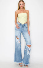 Load image into Gallery viewer, *Restock Hybrid Fabric* High Rise Wide Leg Denim Jeans