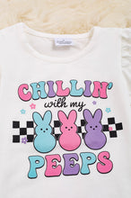 Load image into Gallery viewer, Chillin with My Peeps&quot; Top &amp; Sequins Shorts