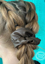 Load image into Gallery viewer, Lady In Leather Scrunchie