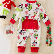 Load image into Gallery viewer, Girls Christmas Character Printed Baby Onesie