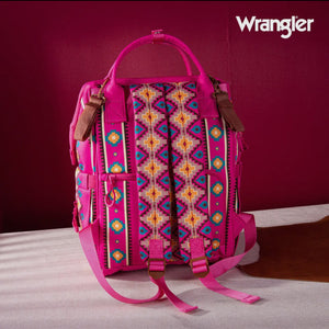 Wrangler Aztec Printed Callie Backpack / Diaper Bag