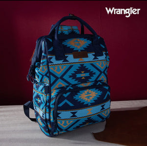 Wrangler Aztec Printed Callie Backpack / Diaper Bag