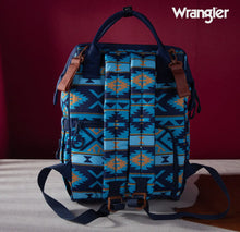 Load image into Gallery viewer, Wrangler Aztec Printed Callie Backpack / Diaper Bag