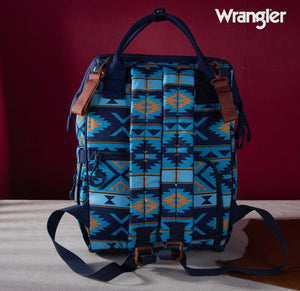 Wrangler Aztec Printed Callie Backpack / Diaper Bag