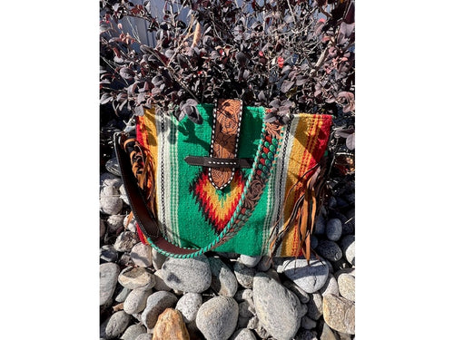 Painted Cactus Long Tooled Purse Straps – 1.5″ X 46