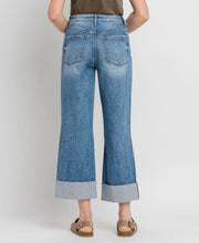 Load image into Gallery viewer, Super High Rise Double Cuffed Baggy Wide Jeans