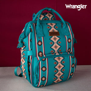 Wrangler Aztec Printed Callie Backpack / Diaper Bag