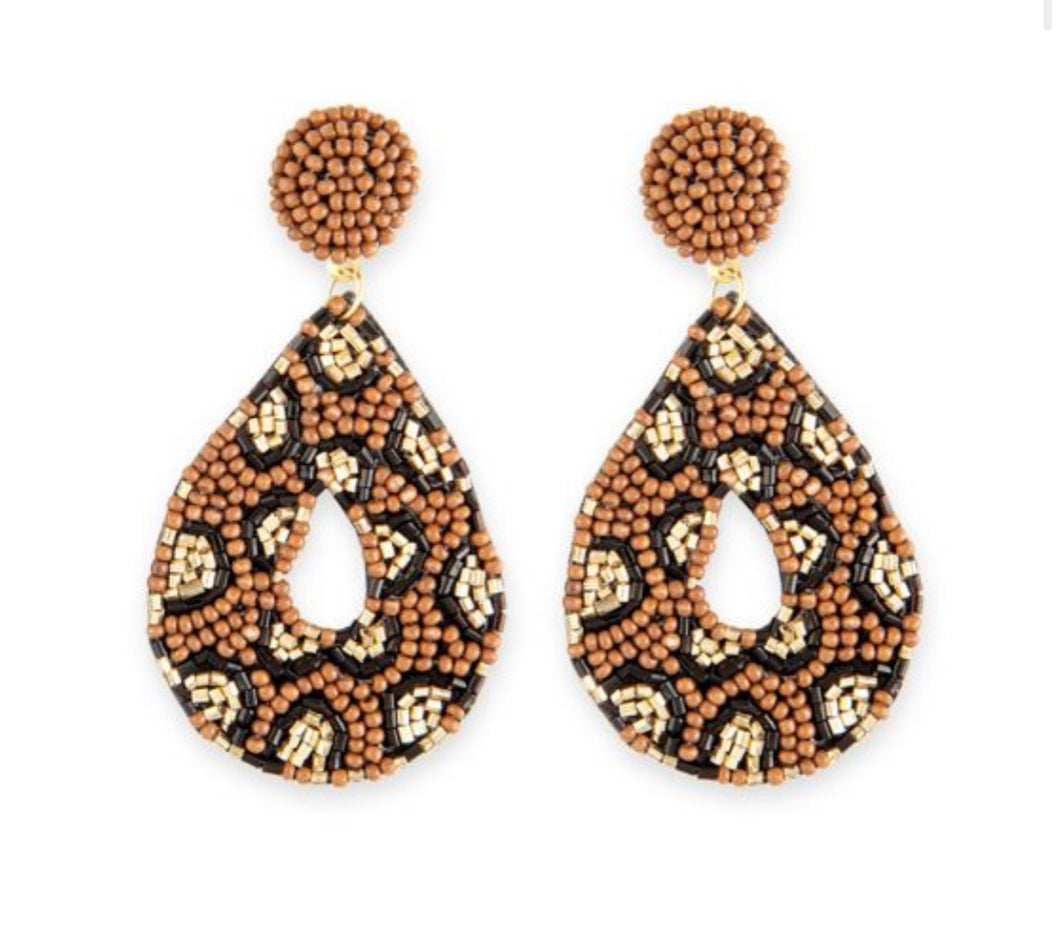 From The Wild Beaded Earrings