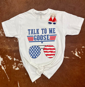 Talk To Me Goose USA Graphic Tee