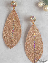 Load image into Gallery viewer, Let&#39;s Sparkle Rain Drop Earrings with Rose Gold