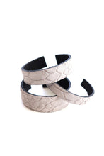 Load image into Gallery viewer, Grey Bracelet Cuff Set