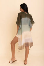 Load image into Gallery viewer, Multi Gradient Kimono - Sage