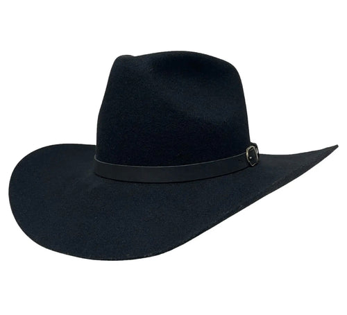 Jackson Felt - Black Cowboy Hat - Western Hat Band