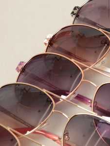 Women’s Tinted Lenses Aviator Sunglasses