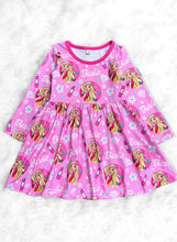 Load image into Gallery viewer, Barbie Long Sleeve Girls Dress