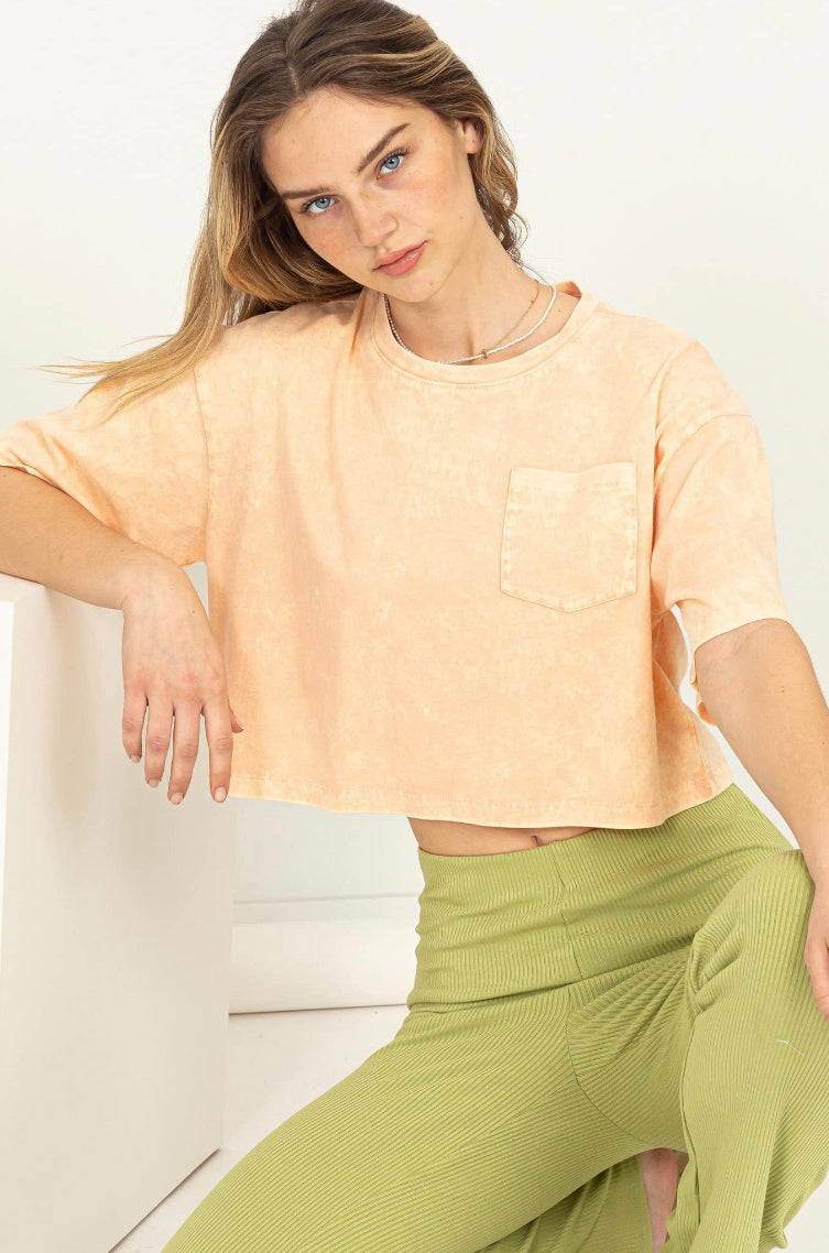 Casual Days Crew Neck Cropped Tee