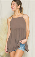Load image into Gallery viewer, Ruffle Bottom Sleeveless Top