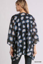 Load image into Gallery viewer, Black Mix Animal Print Kimono
