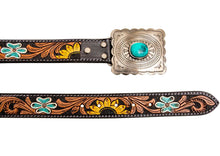 Load image into Gallery viewer, Klepto Hand-Tooled Concho Belt